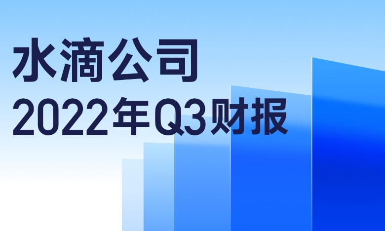 水滴公司发布Q3业绩 营收较上一季度增长10.1%